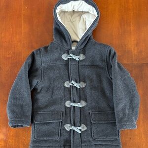 Gymboree Gray Kids Wool Blend Coat. Unisex.  Sz 5/6